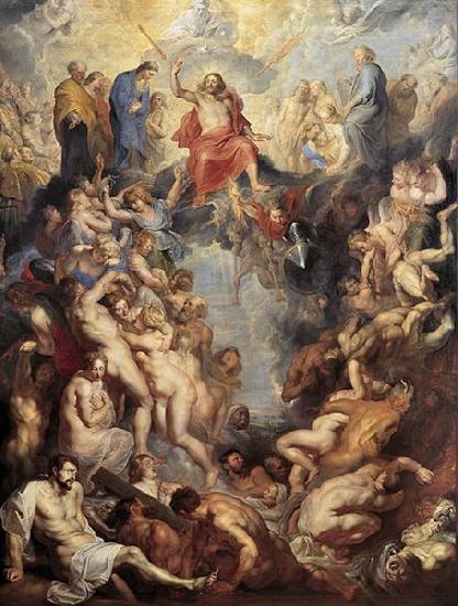 Peter Paul Rubens Great Last Judgement by Sweden oil painting art